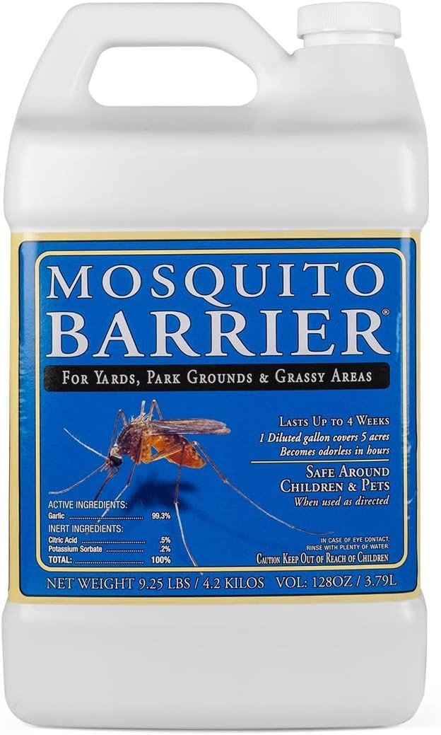Mosquito Barrier Natural Outdoor Insect & Pest Repellent - 1 Gallon