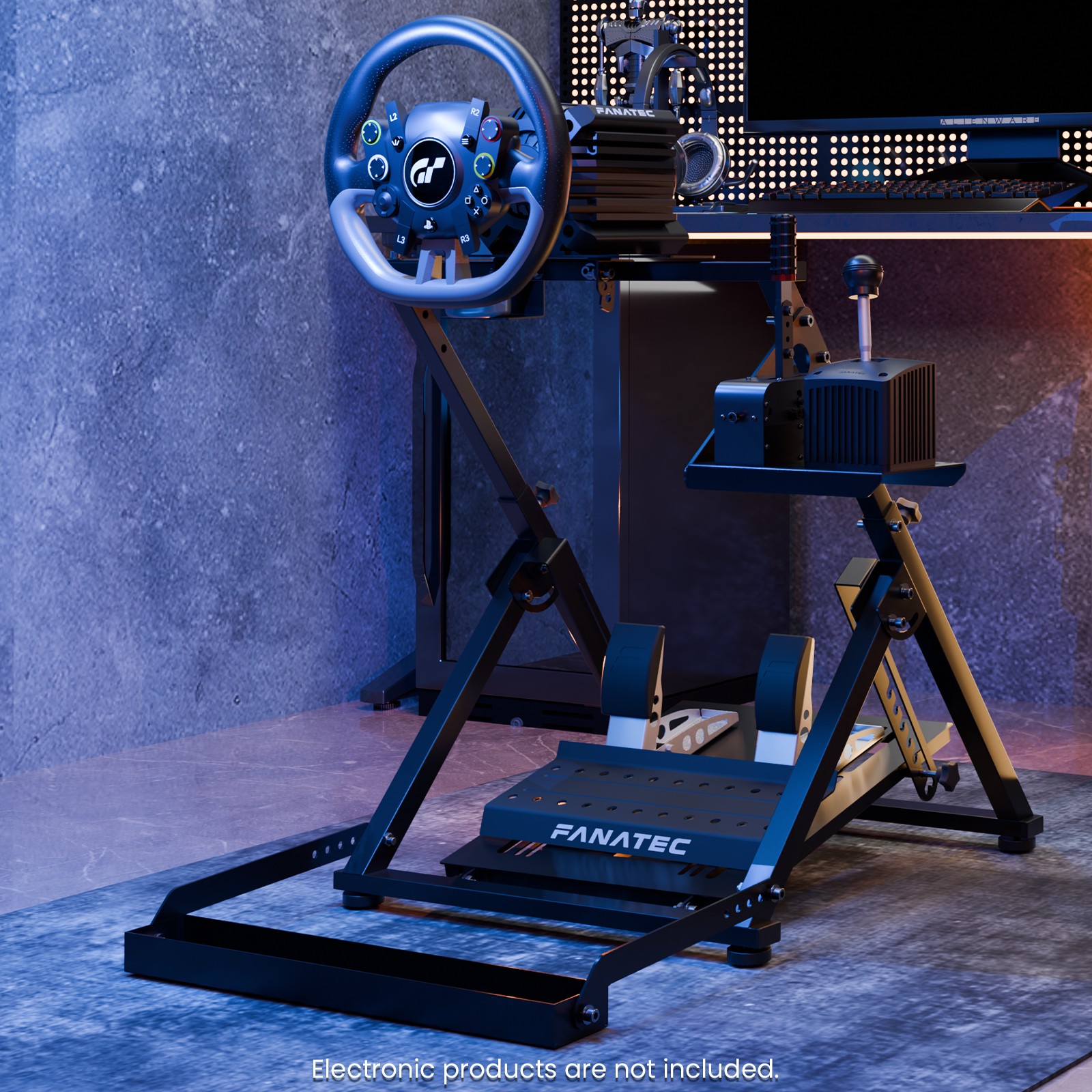 Minneer X-Shape Foldable Racing Steering Wheel Stand Fit For Logitech G29 G920