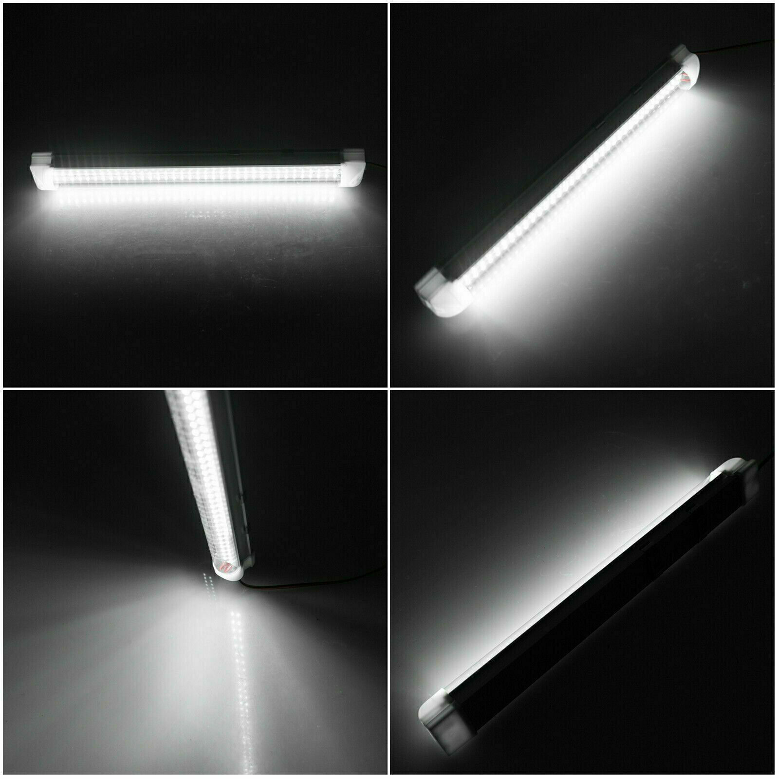 4PCS Bright 108 LEDs Ceiling Car Interior Strip Light Bar Lamp Trailer Camper