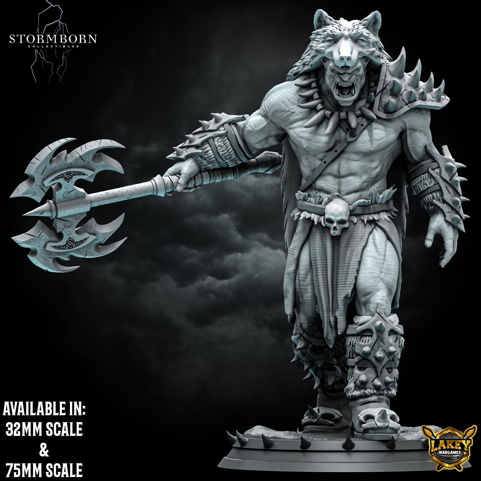 Ushnar The Ruthless - Stormborn Collectibles | DND/TTRP | 3D Printed Miniature |