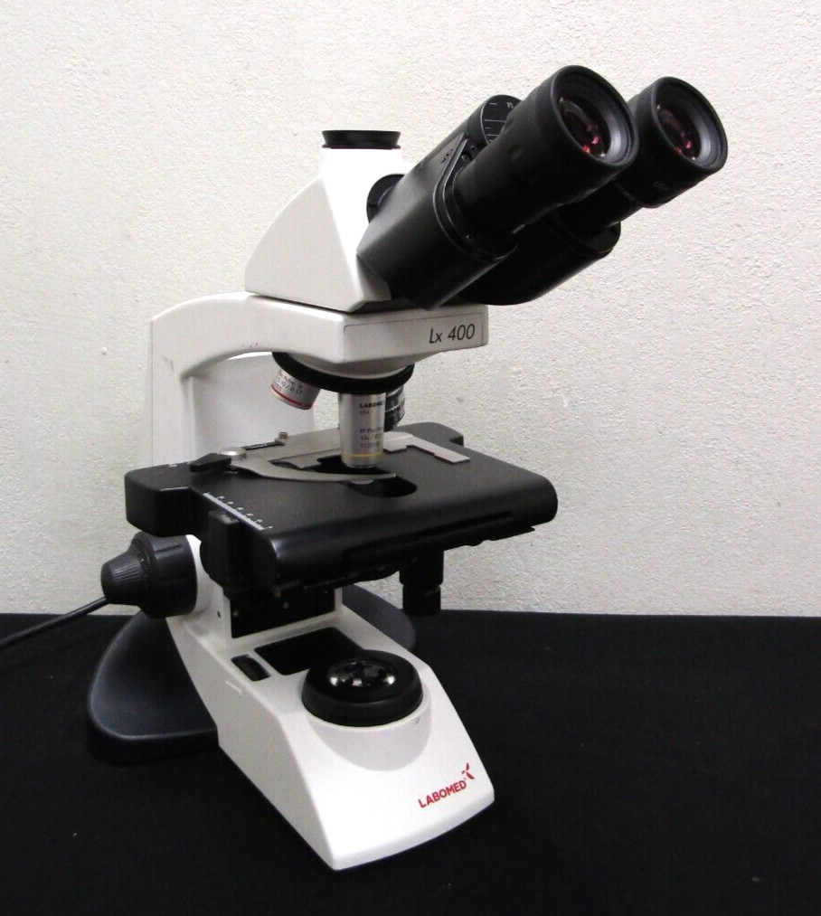 Labomed Lx400 Cytology Microscope W/ 4x, 10x, & 50x Oil Objectives