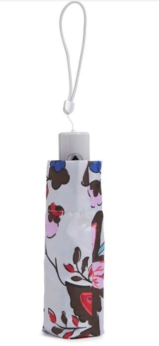NWT Vera Bradley Mini Umbrella Vineyard Floral Pattern MSRP 39.00