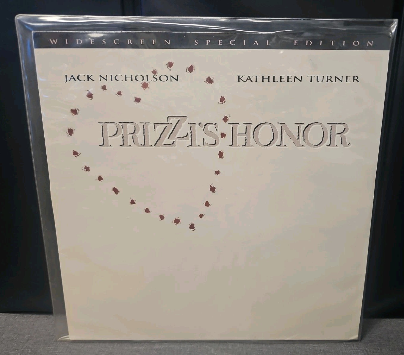 PRIZZI'S HONOR W/S SPECIAL EDITION  LASERDISC JACK NICHOLSON,  KATHLEEN TURNER