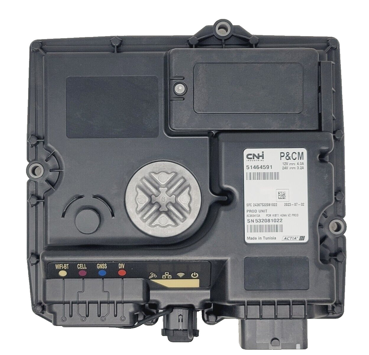New Holland P&CM PCM Telematics Module 51464591 CNH Actia GPS WiFi 12V CNHi Agri