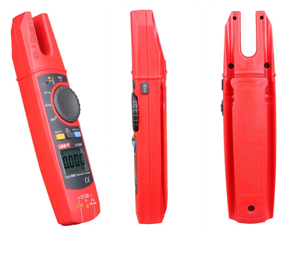 UT256B 200A Fork Clamp Meter Voltmeter DC Current Capacitance NCV Measurement