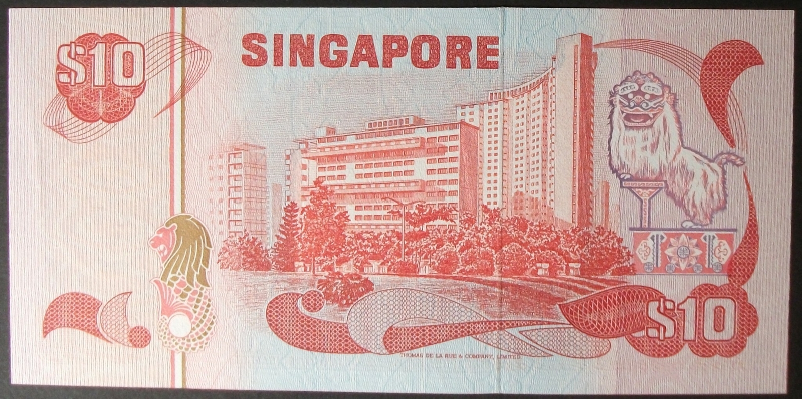 Singapore P11a 10 Dollars AU