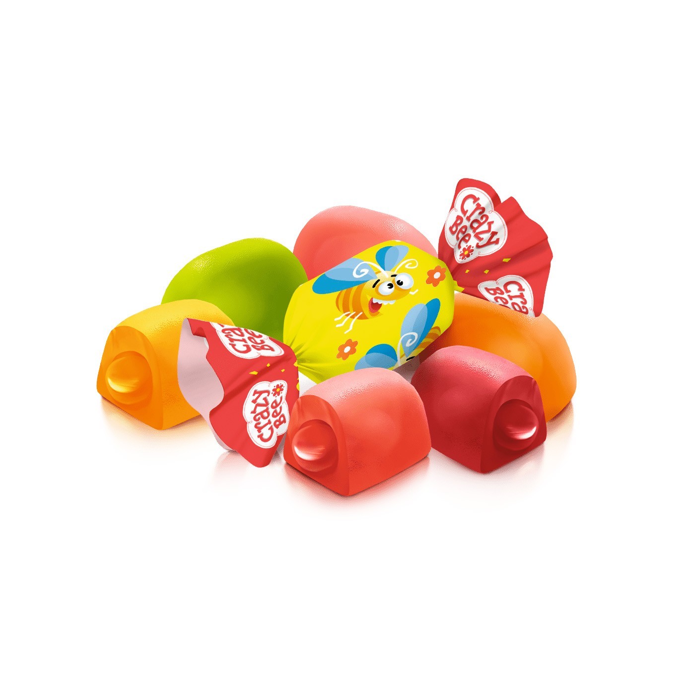 Roshen Crazy Bee Jelly Candy Fruits Flavor Us-Seller Рошен Бешенная Пчелка
