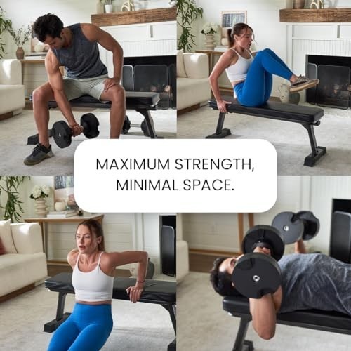 Gym Quality Foldable Flat Bench for Multi-Purpose Weight Training