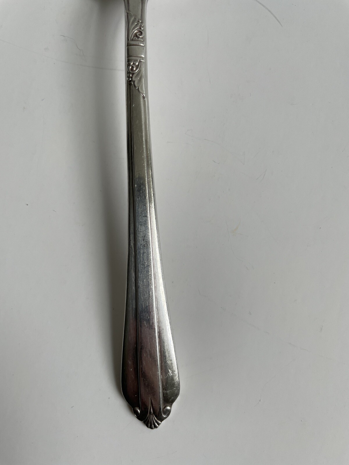 Wm Rogers Stratford Large Serving Spoon Starlight Claridge Heritage Pattern