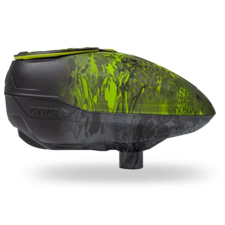 Bunker Kings CTRL2 Electronic Loader Paintball Hopper Acid Black Highlander