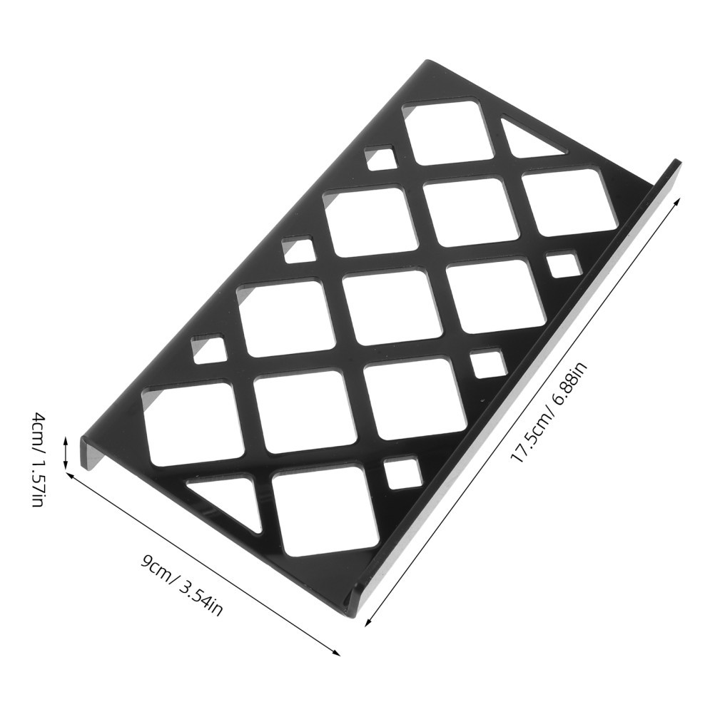 Stackable Black Acrylic Display Riser for Trading Cards and Collectibles