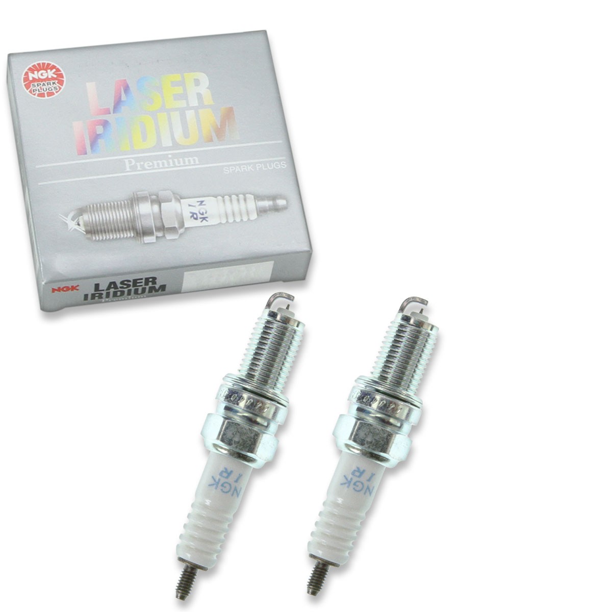 2 pc NGK 4742 KR8DI Laser Iridium Spark Plugs for 61139093000 Ignition Wire sw