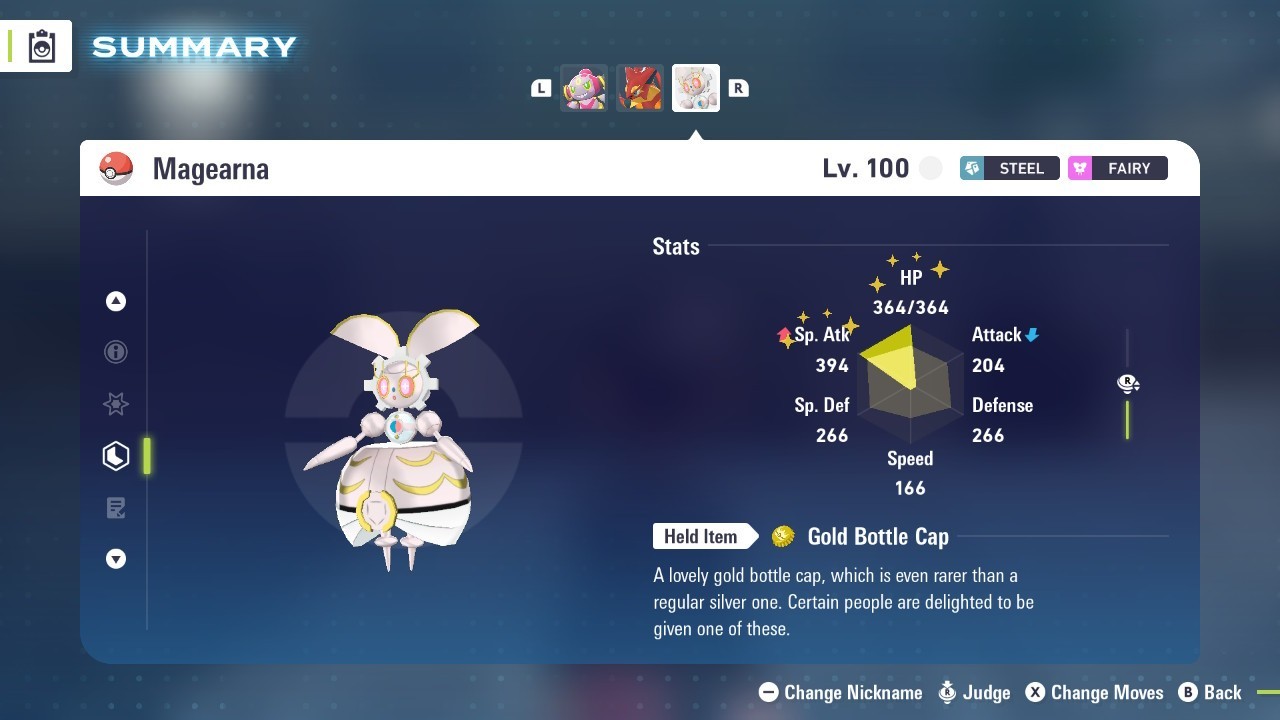 Pokémon Legends: Z-A  Magearna 6iv Max EV