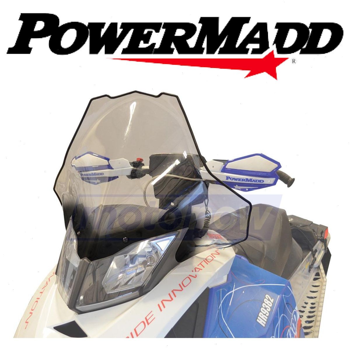 Powermadd Cobra Windshield for 2011-2014 Ski-Doo MX Z X E-TEC 800R - un