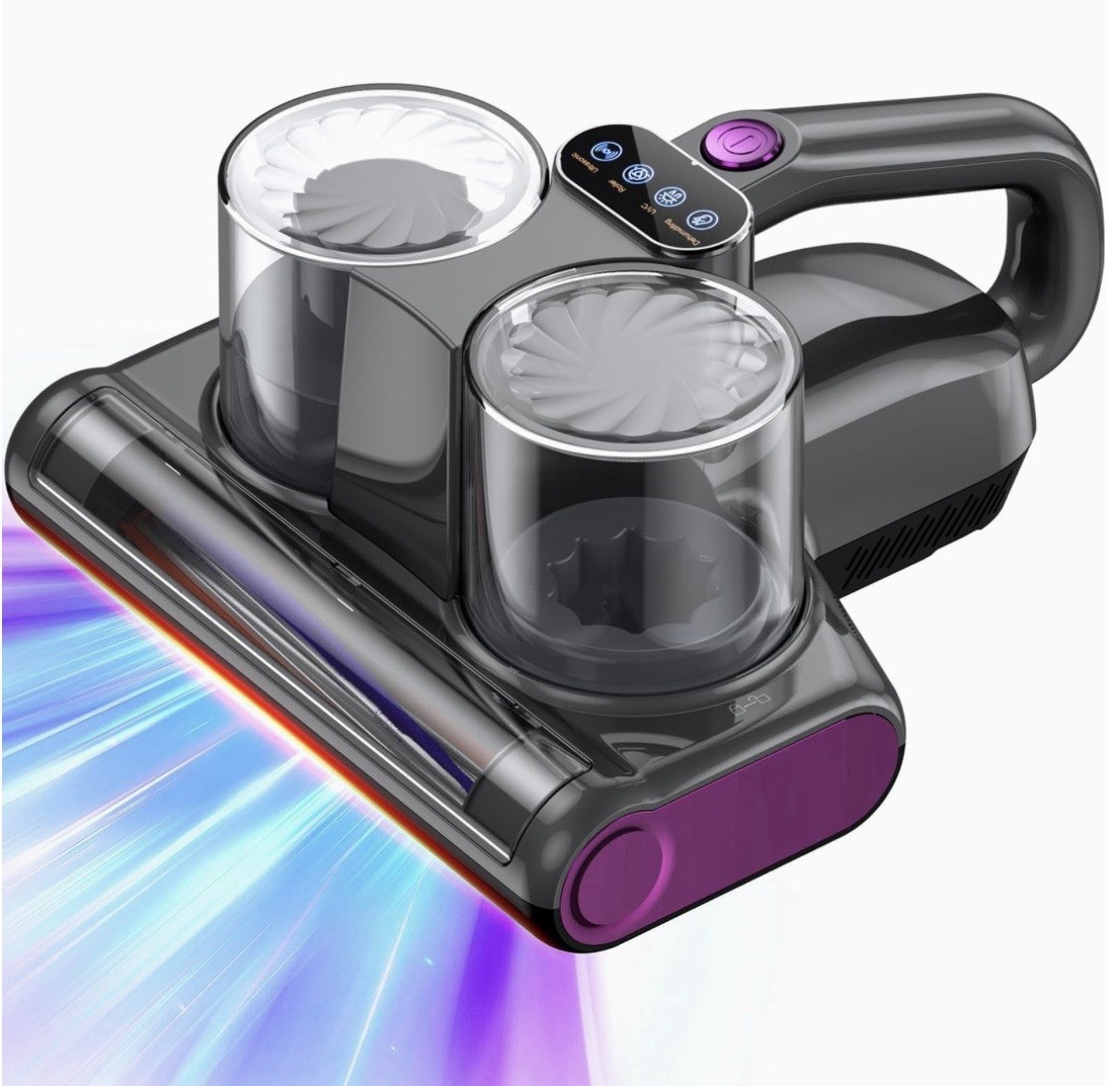 Bed/Mattress/Fabric/Sofa Vacuum Cleaner 500W; Suction 16Kpa; UV-C Light - NEW