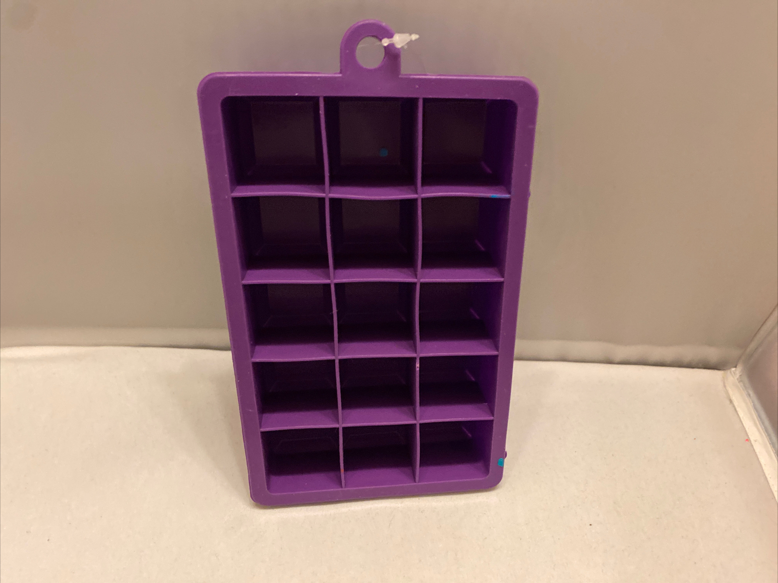 Silicone Ice Tray 15 Grid Cube Purple