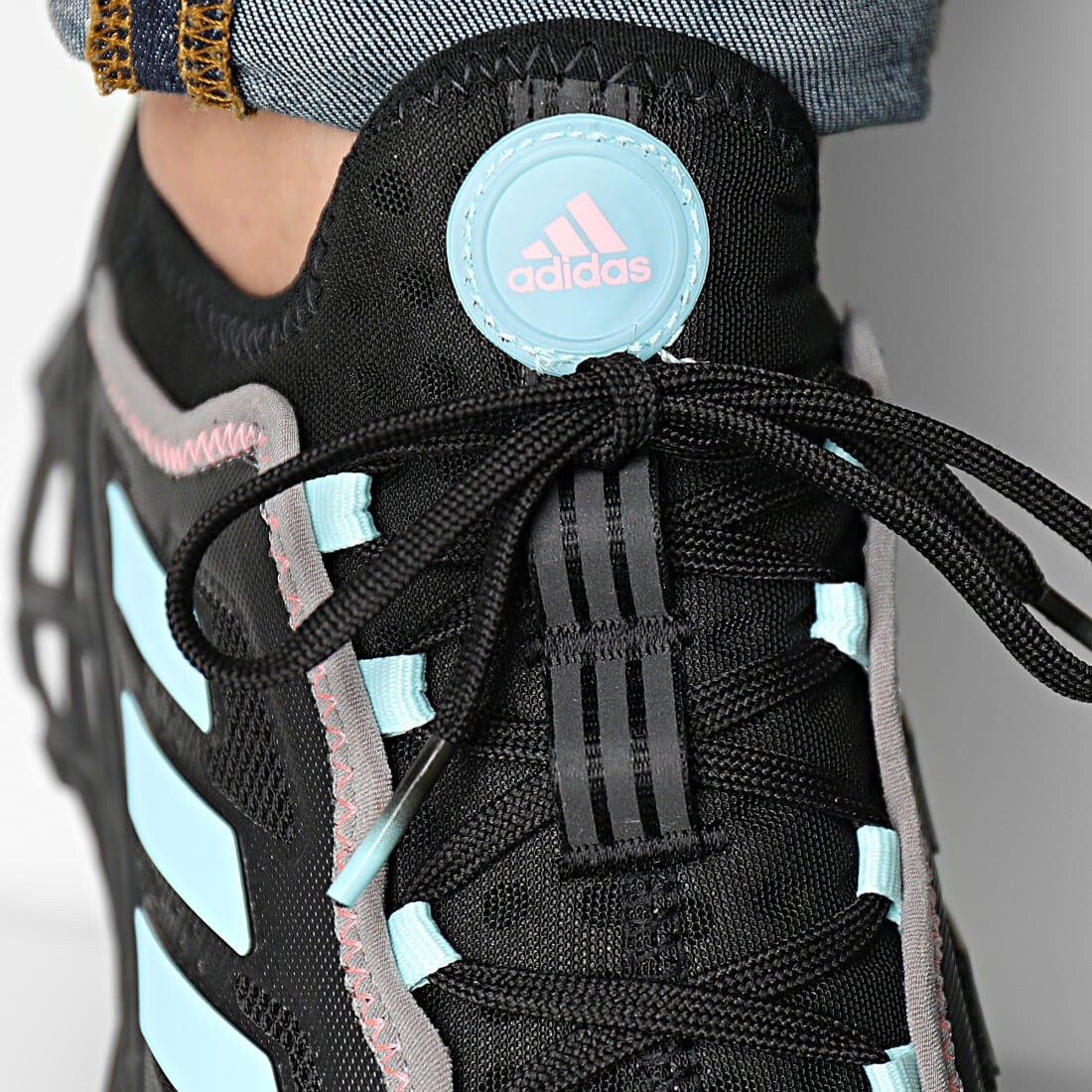 Adidas Web Boost Men’s Sneaker Running Shoe Black Athletic Trainer #442