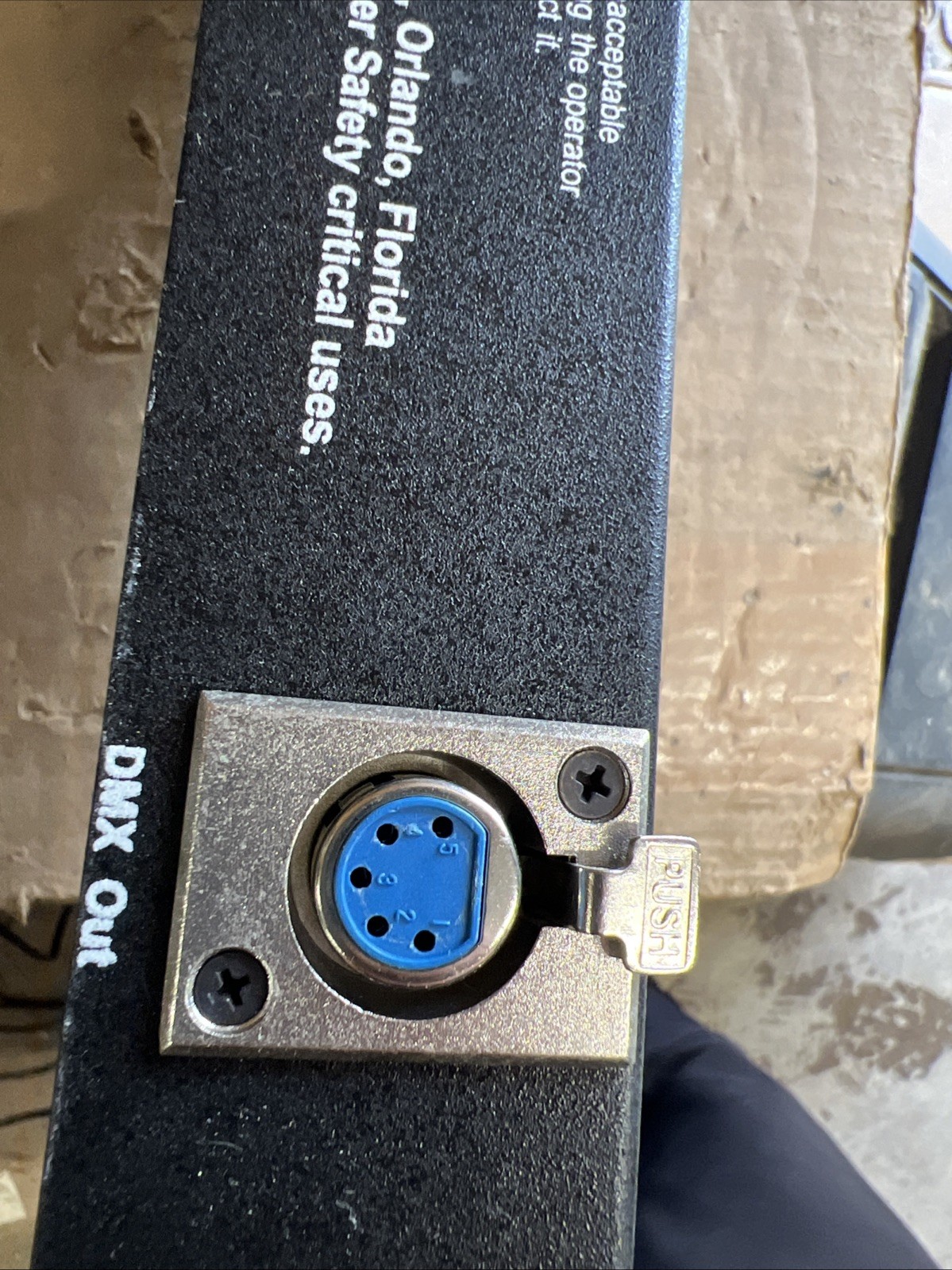 Alcorn McBride DMX Machine Scripted Lighting Controller with a DMX-512 Output