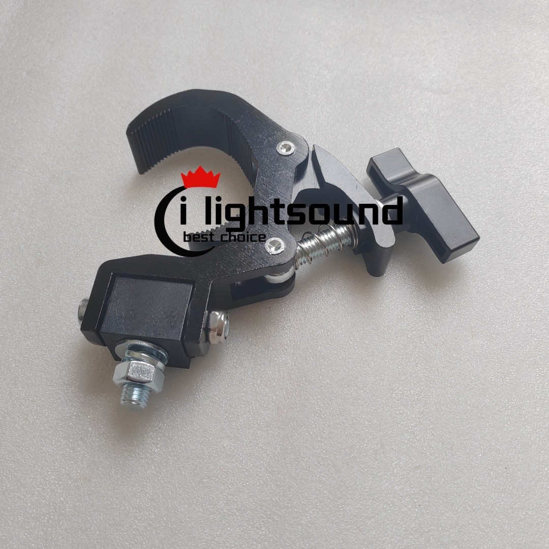 8pc 80KG loading truss clamps 44-60mm foldable 360 light hook for stage light
