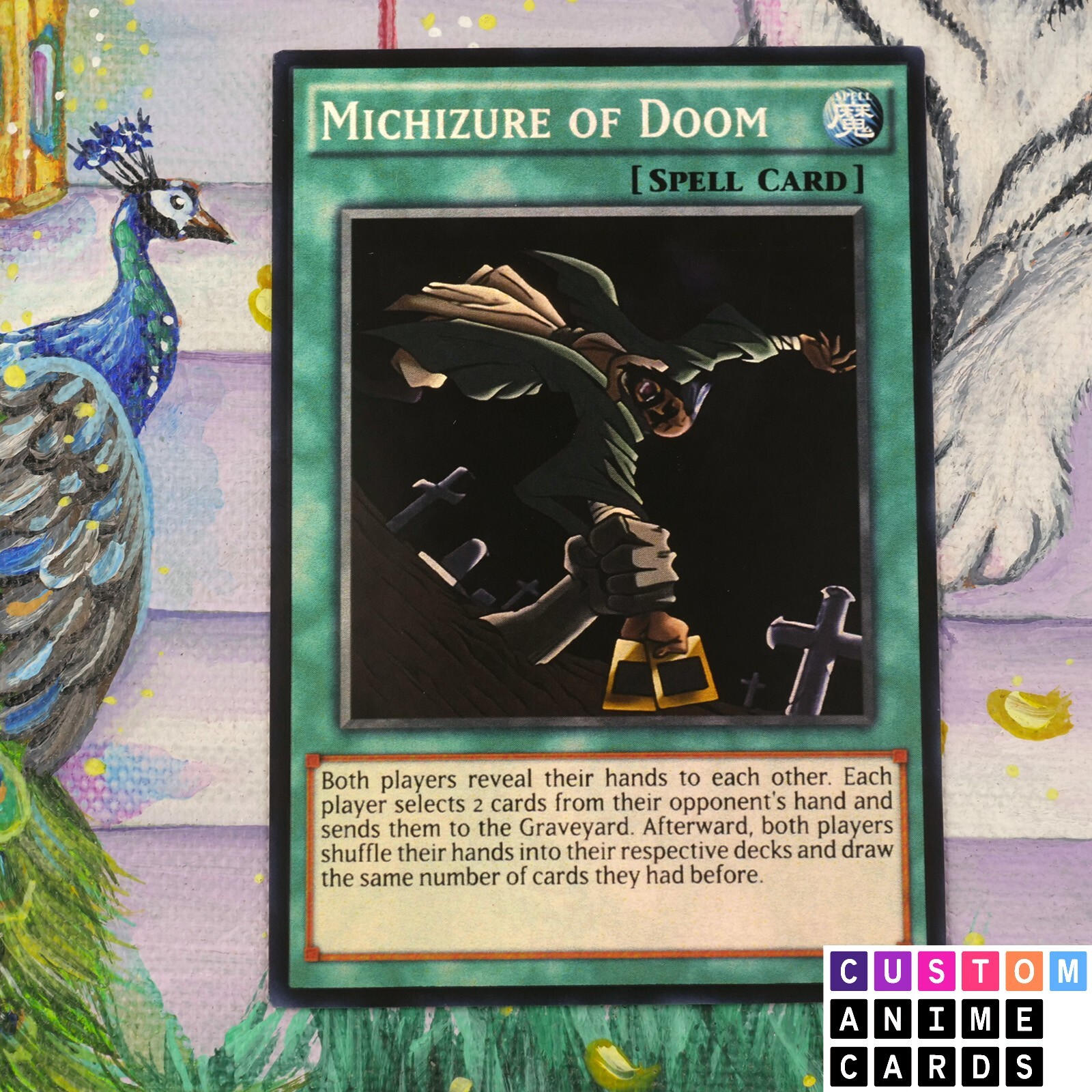 Michizure of Doom ANIME EFFECT HOLO card
