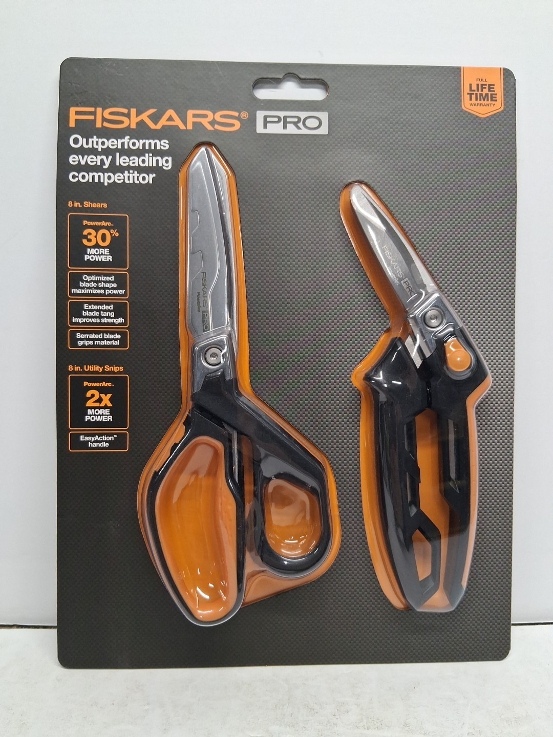 Fiskars 8" Shears & 8" Utility Snips 710930