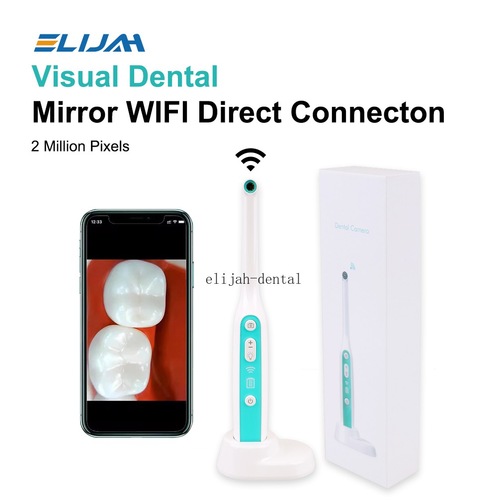 2MP Wireless Dental 1080P Oral Camera 8 LED Intraoral Endoscope Digital Imaging