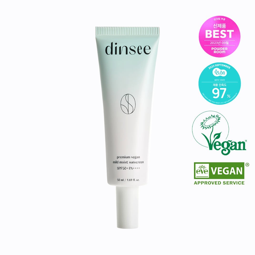 Dinsee Premium Vegan Mild Moist Sunscreen SPF50+ PA++++ 50mL K-Beauty