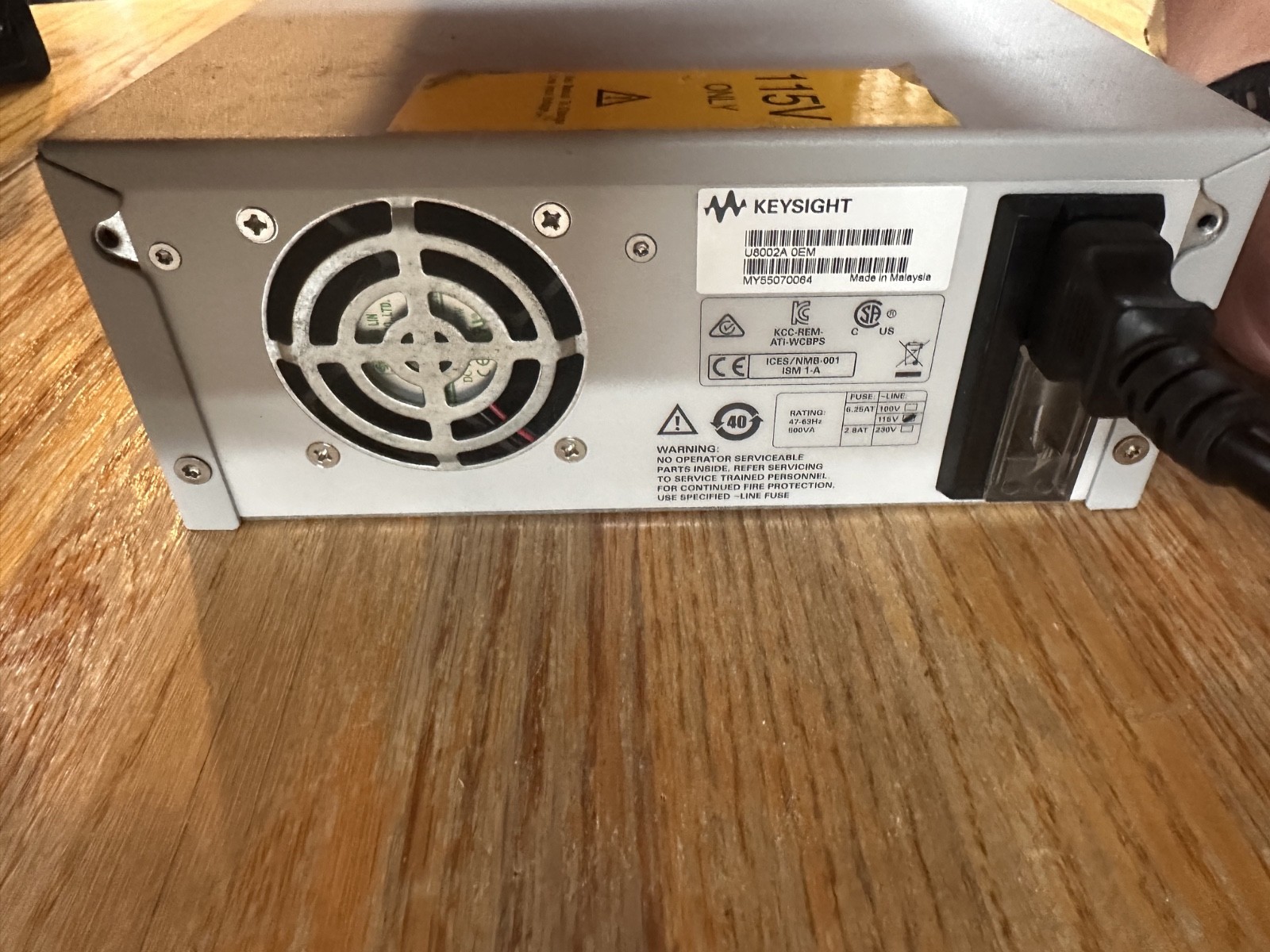 Keysight U8002A DC Power Supply 30V 5A Adjustable Lab Bench Unit