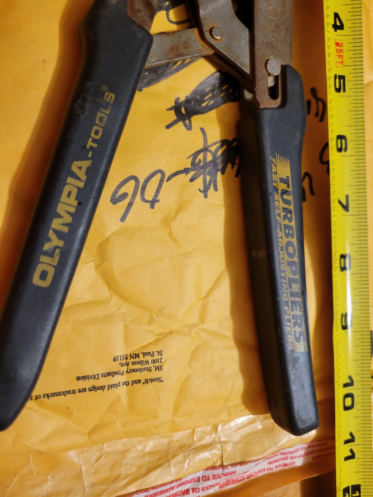 Olympia Tools Turbo pliers Fast Self-Adjusting Pliers