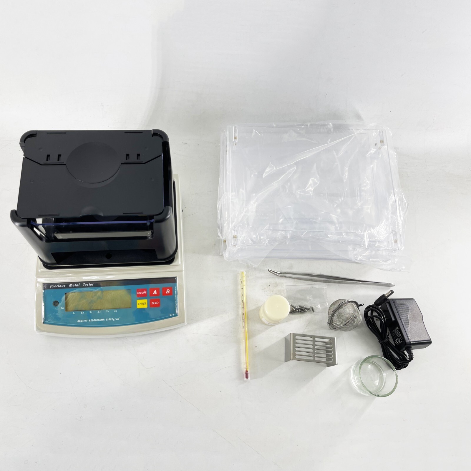 Solid Densitometer Density Meter Tester 900g RS232 Interface for Plastic Rubber