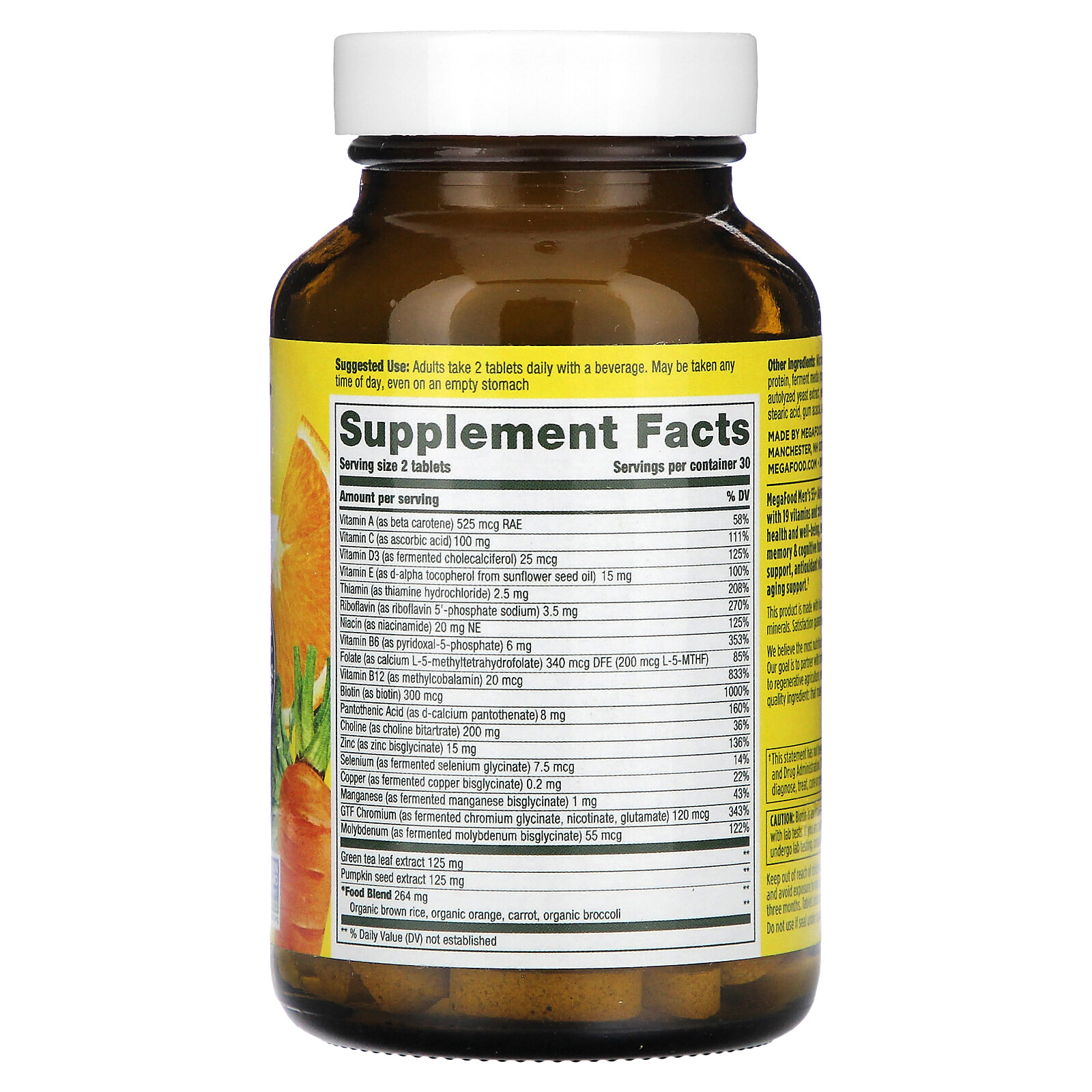 Men's 55+, Advanced Multivitamin, 60 Tablets