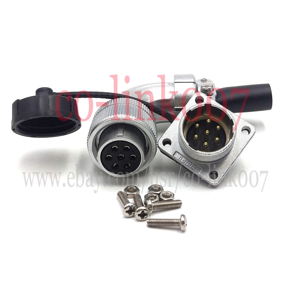 WEIPU 7Pin Aviation Waterproof Connector,AC DC Industrial Connector WS20 10a