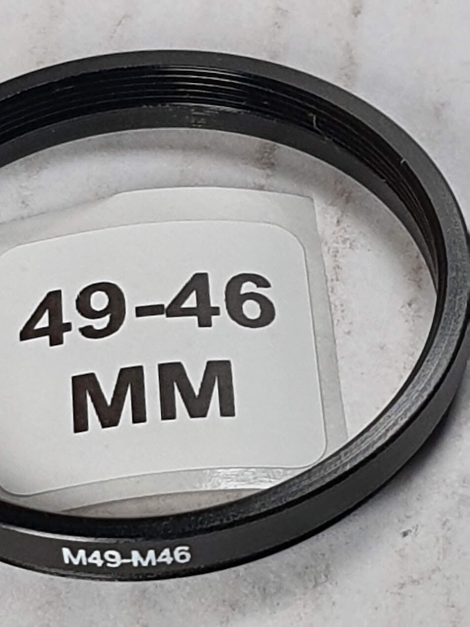 49-46mm Step-Down Lens Filter Adapter Ring 49 mm to 46mm 49mm-46mm E-49-E46