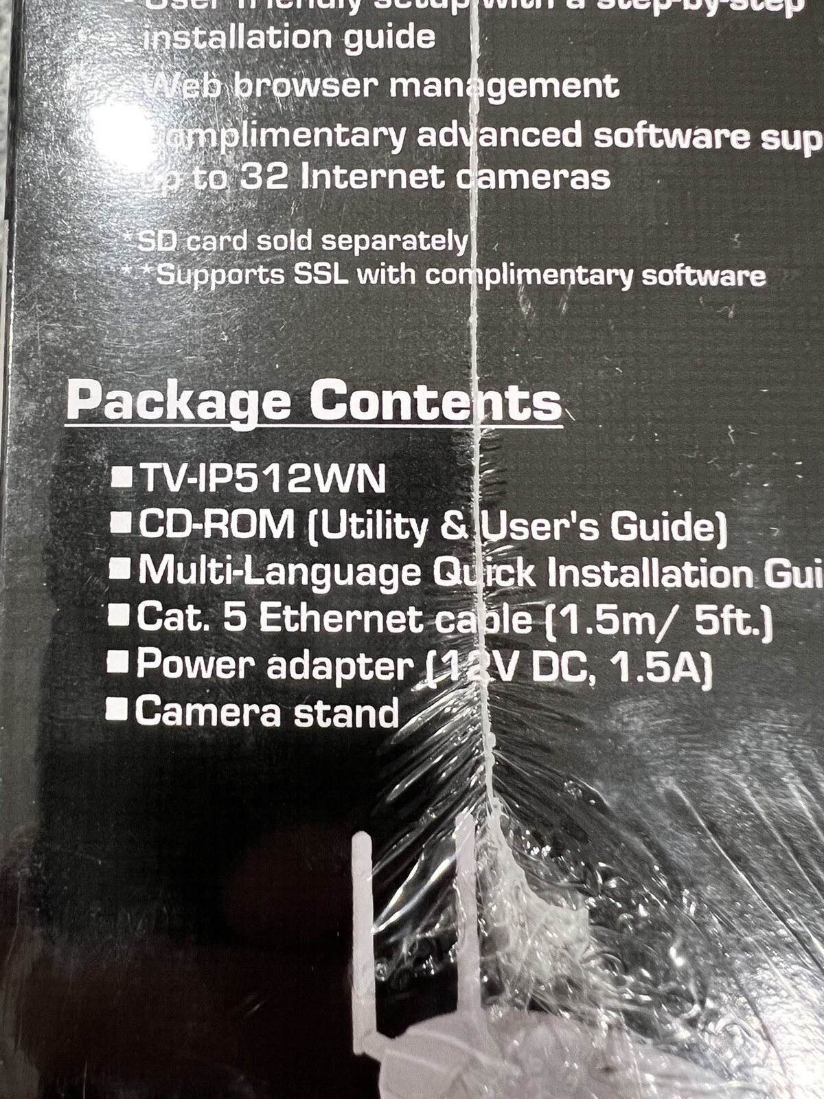 Web Camera ProView Wireless N Internet Camera TRENDnet TV-IP512WN Web Cam NEW 🔥