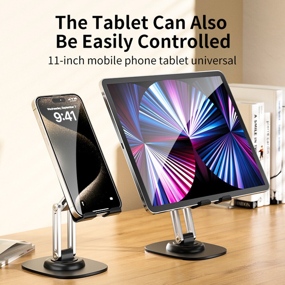 360° Rotating Universal Foldable Adjustable Tablet Stand Desk Phone Holder Mount