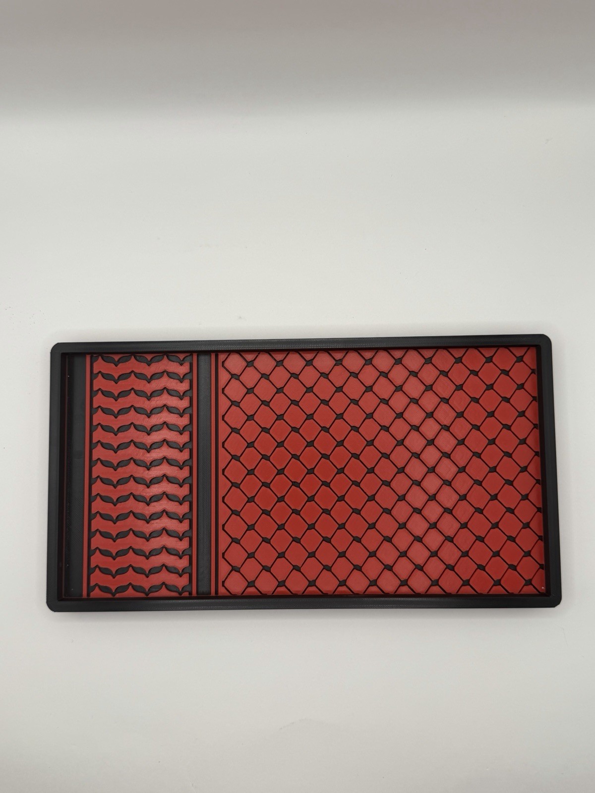 Keffiyeh Pattern EDC Valet Tray - 3D Printed Catchall - Middle Eastern Decor