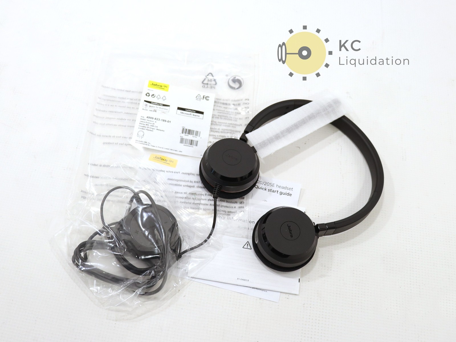 Jabra Evolve 20 USB 4999-823-189-01 Headset