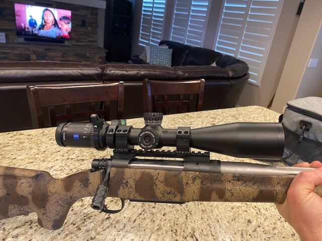 Ziess Conquest V4 6-24x50 Scope Throw Lever