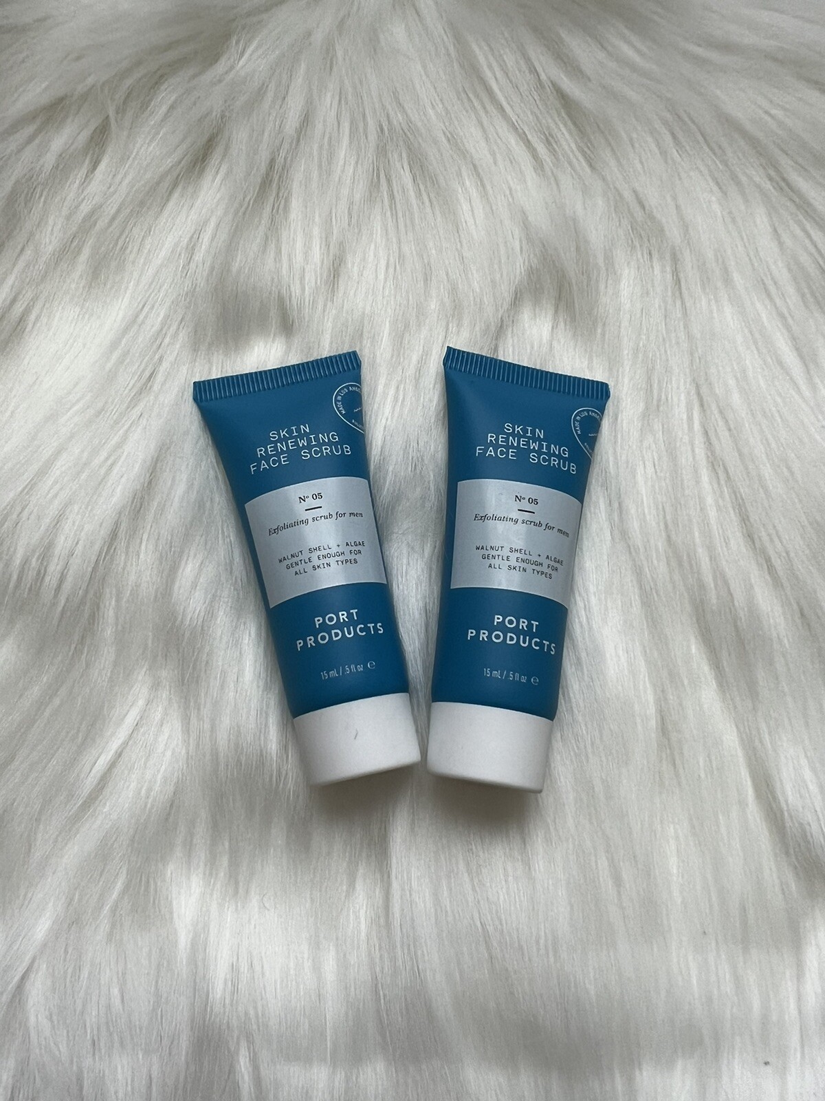 Port Products-Skin Renewing Face Walnut Scrub-All Skin Types-(Count-2)-15ML(NEW)