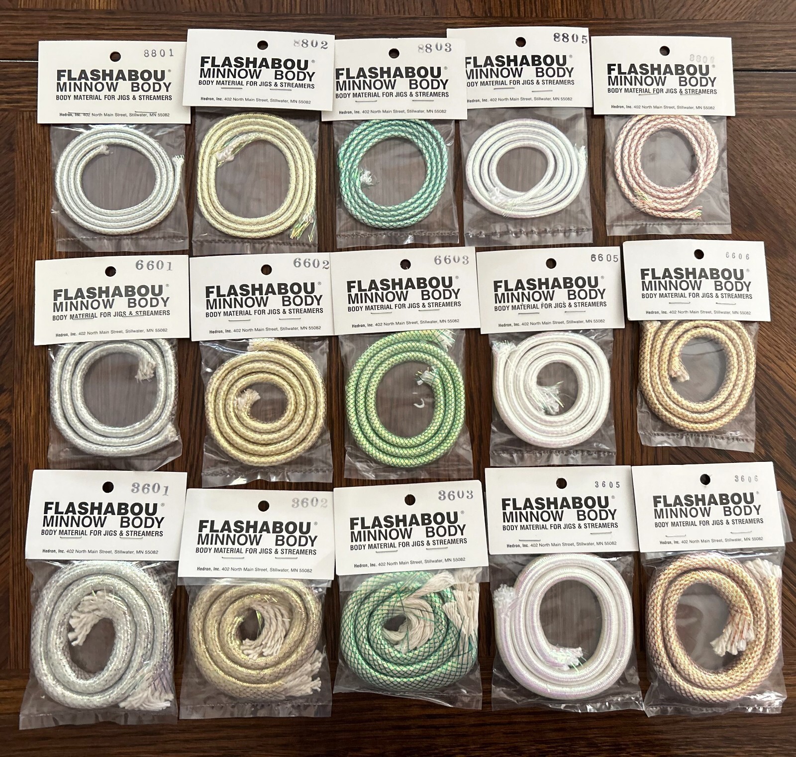 Flashabou Minnow Body - Hedron