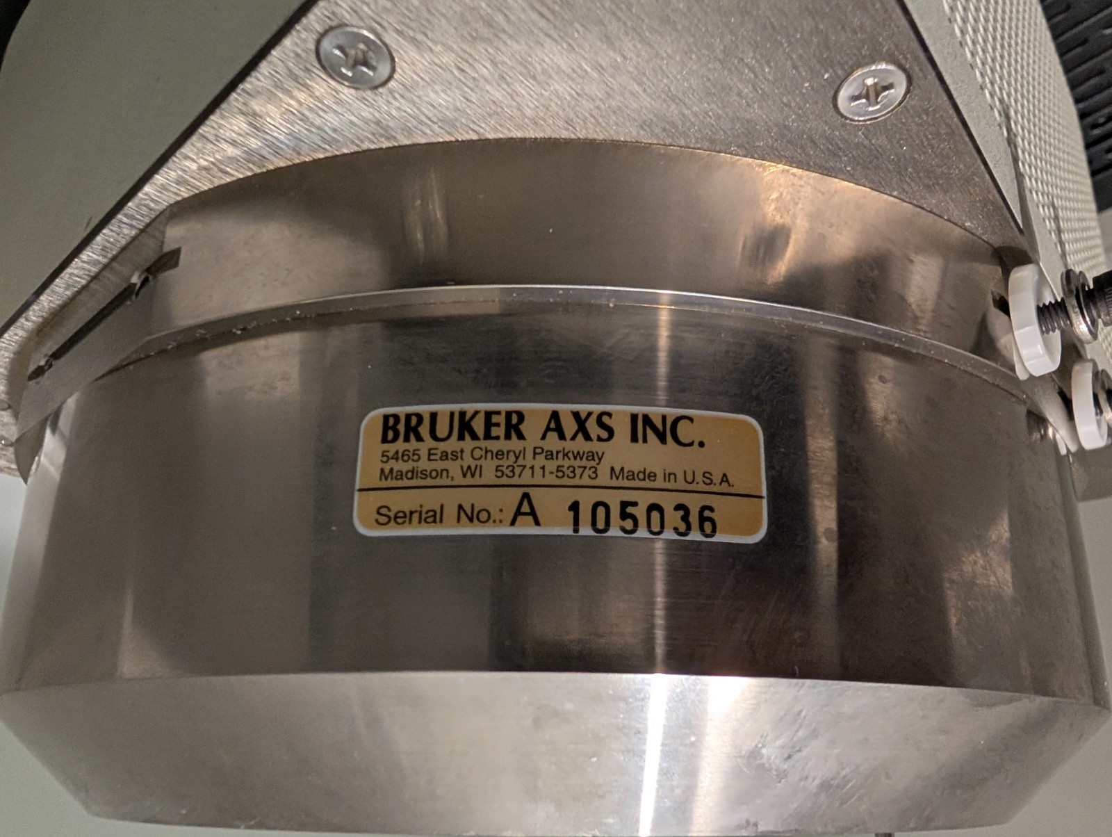 Bruker AXS D8 X-Ray Diffraction Detector And Power Supply