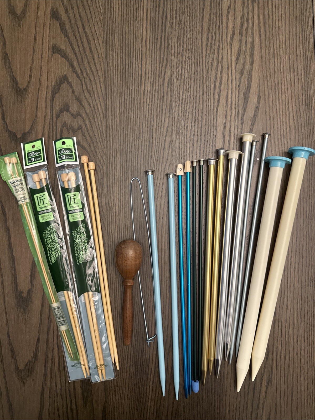 Vintage Lot of Knitting Needles Boye Bates Takumi Various Sizes Craft Supplies