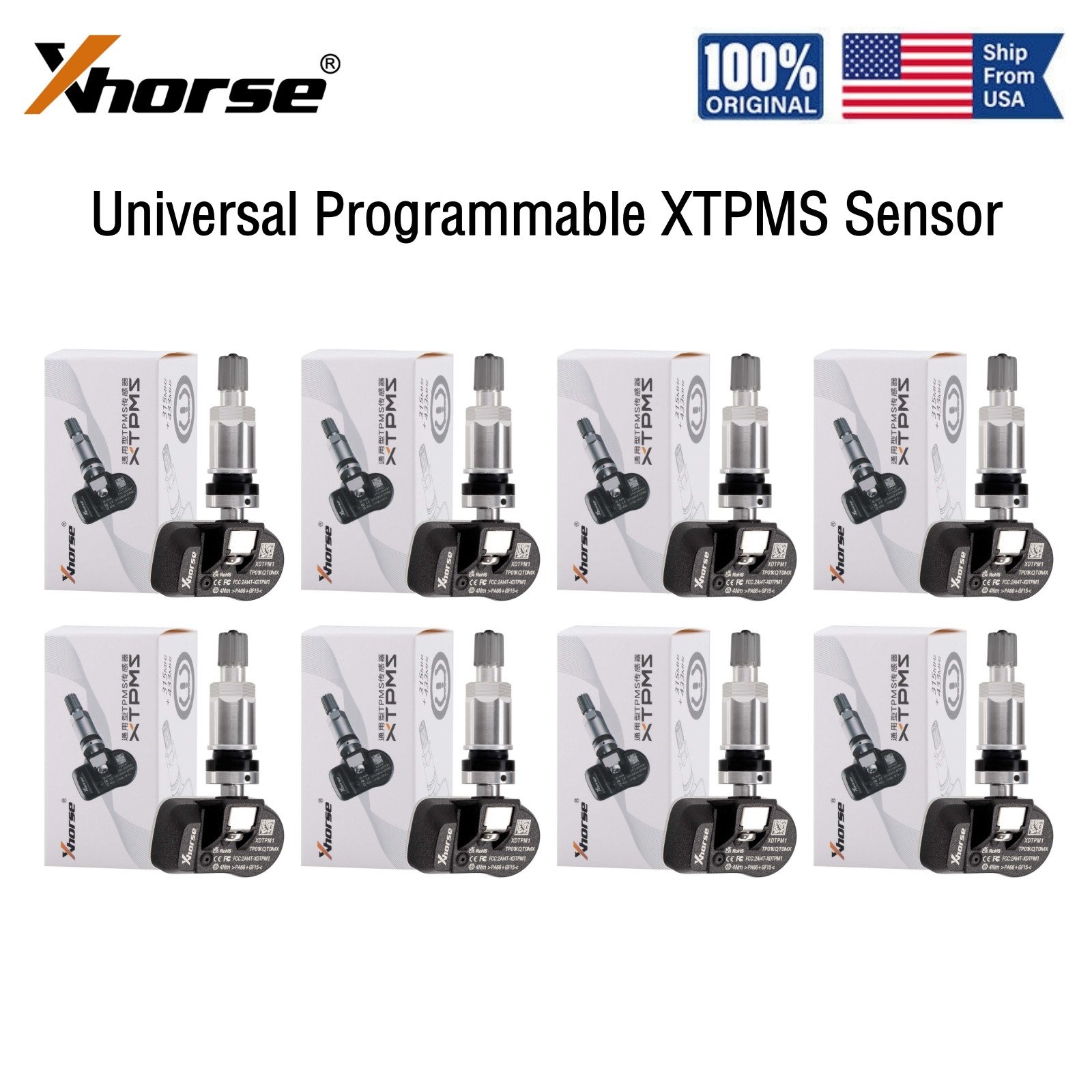 XHORSE XDTPM1EN TPMS Sensor Universal Programmable XTPMS Sensor for MAX PRO/MIDI