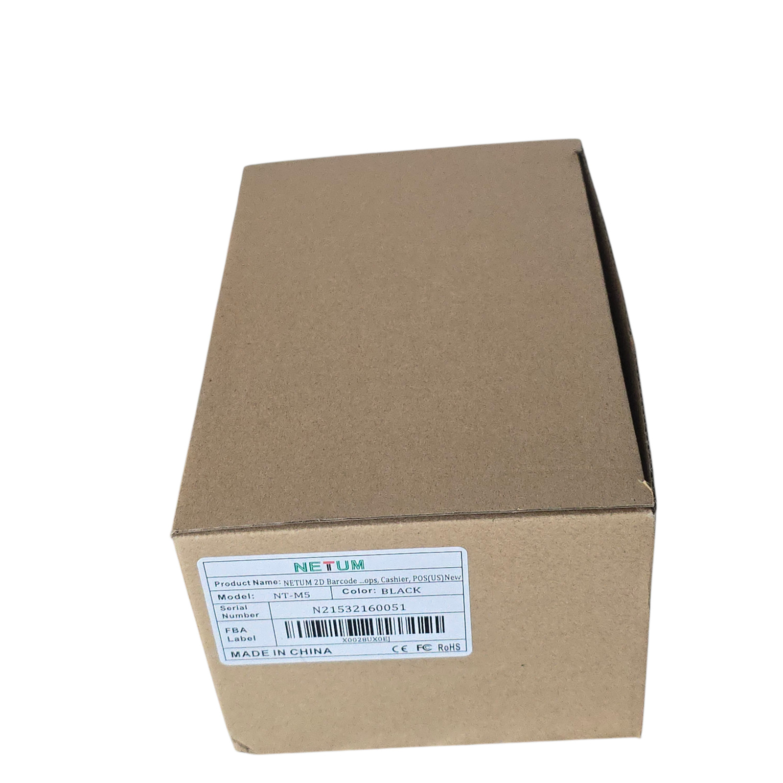 NETUM NT-M5 2D Barcode Scanner POS Cashier Reader Black NT-M5 Unit New Box