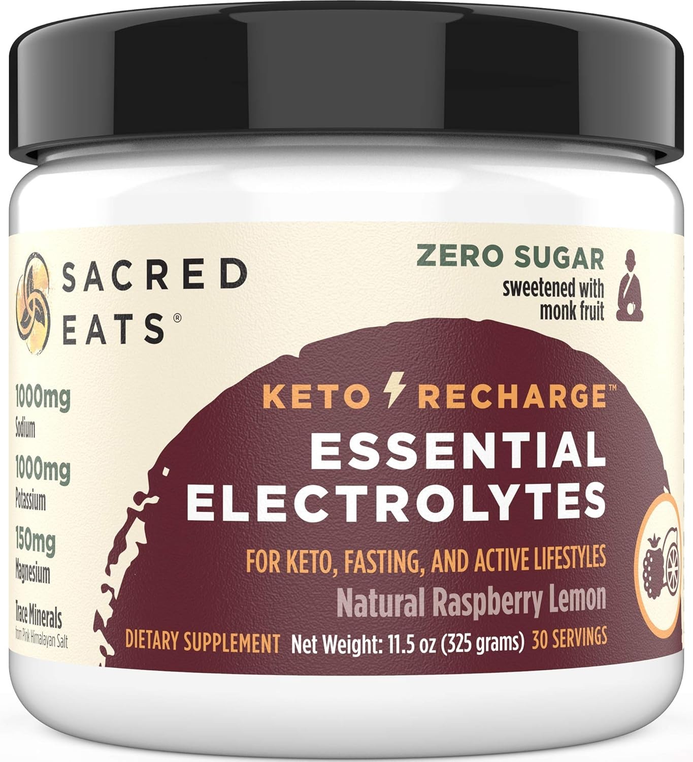 Keto Electrolyte Powder & Hydrat Supplement | 1000mg Potassium & Sodium