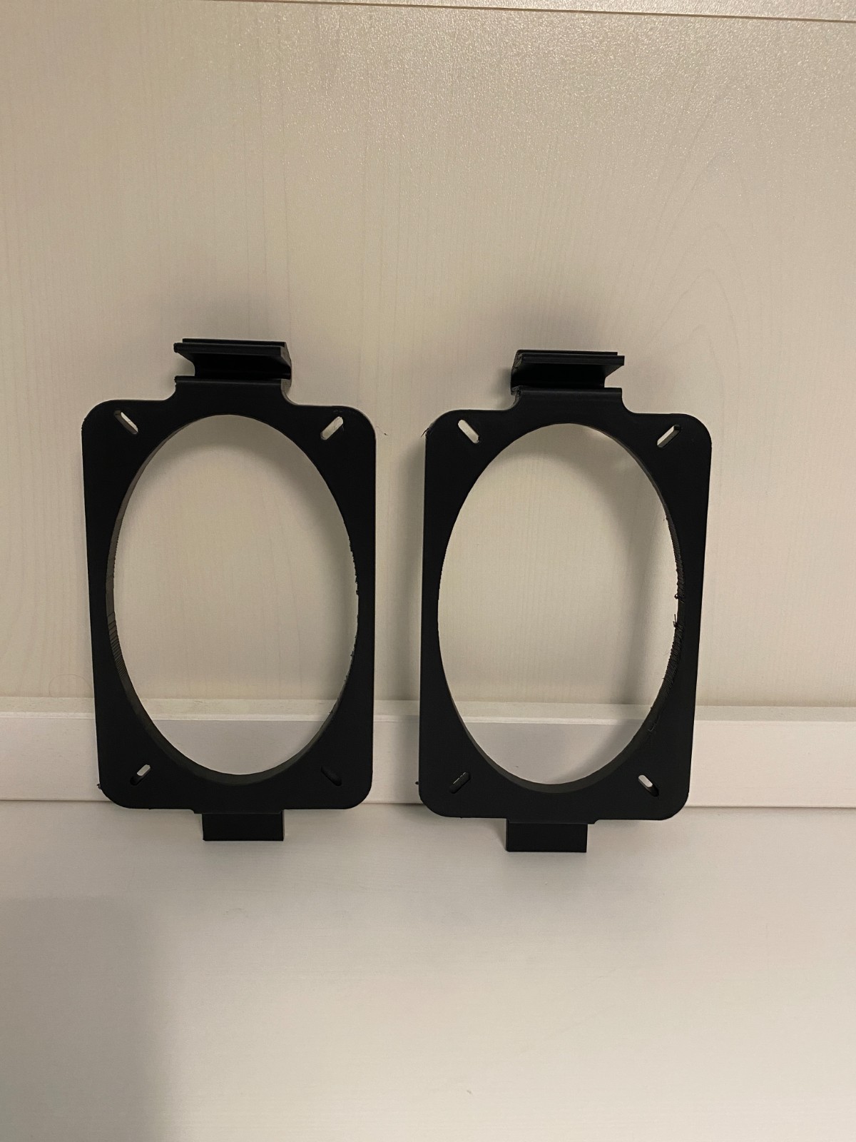 GMT800 4x6 Rear Speaker Adapter Brackets, 1999-2006 Chevy / GMC pickup trucks
