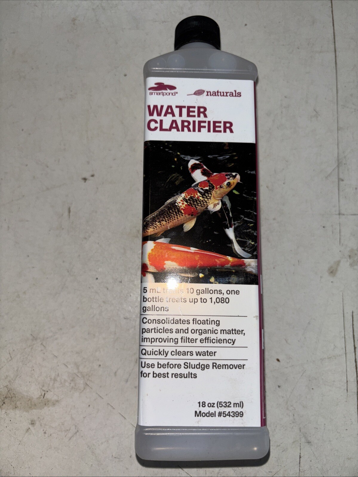 Smartpond Water Clarifier Pond Cleaner Safe 18 Oz Fish Plants & Wildlife.A5 482