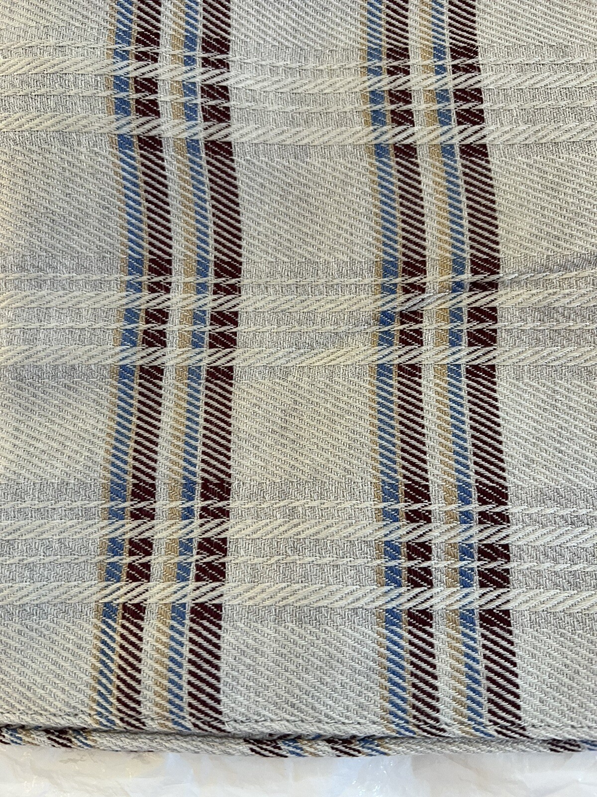 3 x 100% Wool Plaid Scarf, Length 68”