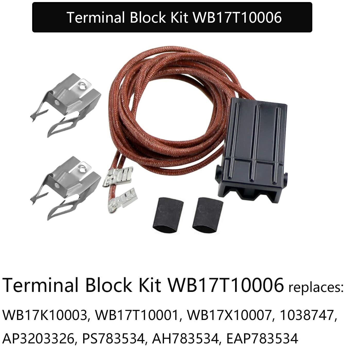Terminal Block Kit WB17T10006 Range Surface Burner Plug Connector 4PCS