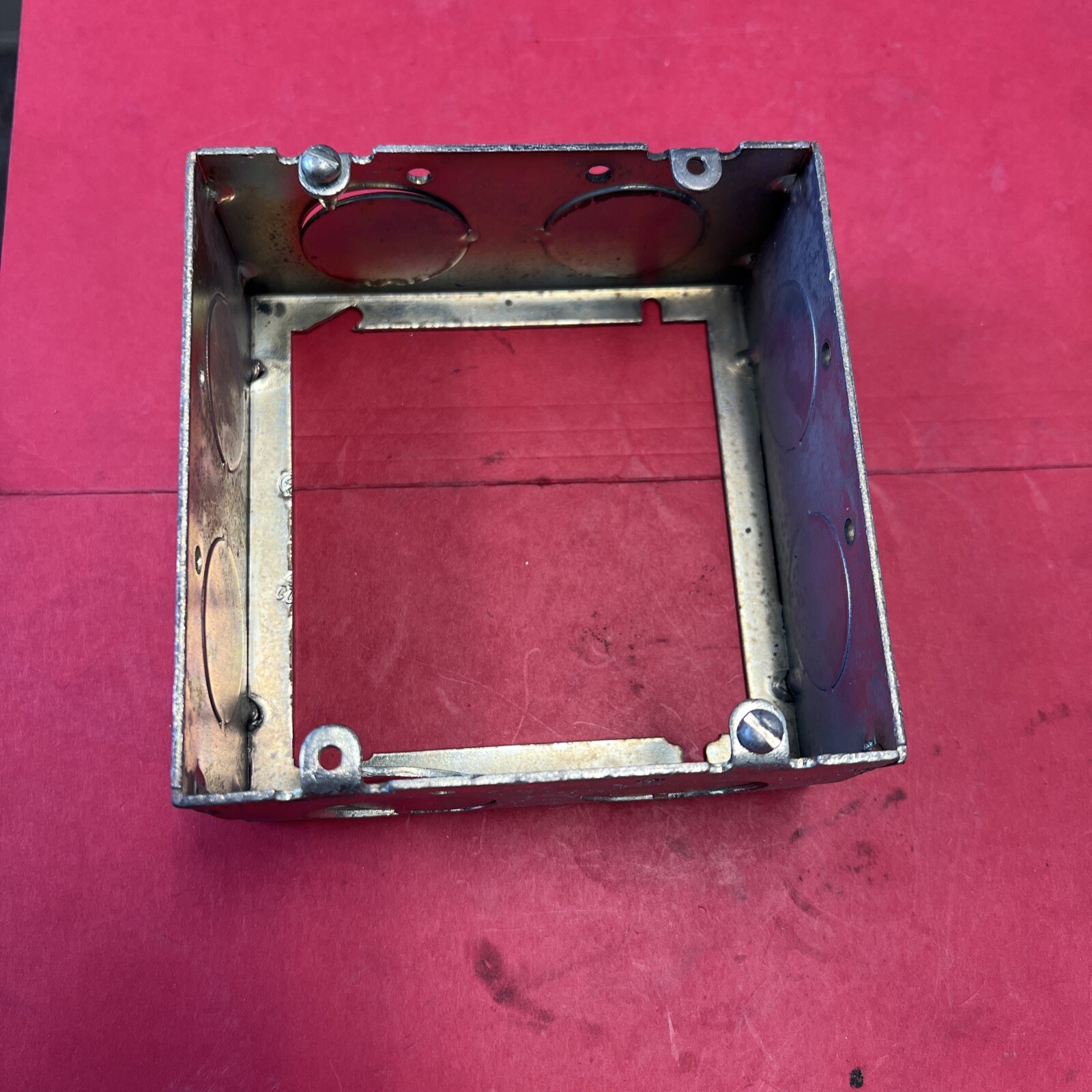 BOWERS NEW 5-SDW-EXT-1” Extension Ring Box 4 11/16"  SQUARE 5S DEEP All 1” KO’s